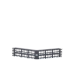 Panel de Parcheo Modular Keystone (Sin Conectores), Angulado, de 48 Puertos, 2UR