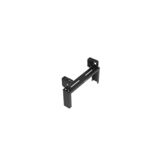 Rack de Distribución Aéreo de 2 Postes PanZone®, Rieles Roscados #12-24, de 4 UR, Color Negro