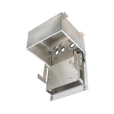 Gabinete PanZone Premium, de Montaje en Techo, Con 2 UR Para Equipo Activo y 6 UR Para Paneles de Parcheo, Fabricado en Acero, Color Blanco