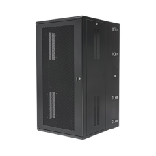 Gabinete PanZone de Montaje en Pared, de 19in, Puerta Ventilada, 26 UR, 762mm de Profundidad, Color Negro