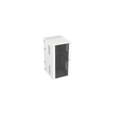 Gabinete PanZone de Montaje en Pared, de 19in, Puerta con Ventana de Seguridad, 26 UR, 762mm de Profundidad, Color Blanco