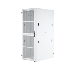 Gabinete FlexFusion para Centros de Datos, 42 UR, 600 mm de Ancho, 1070 mm de Profundidad, Fabricado en Acero, Color Blanco