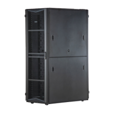 Gabinete FlexFusion para Centros de Datos, 45 UR, 700 mm de Ancho, 1070 mm de Profundidad, Sin Paneles Laterales, Fabricado en Acero, Color Negro