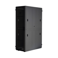 Gabinete FlexFusion™ XGL (Light) para Centros de Datos, 42 UR, 800 mm de Ancho, 1070 mm de Profundidad, Fabricado en Acero, Color Negro