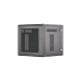 Gabinete PanZone de Montaje en Pared, de 19in, Puerta Ventilada, 12 UR, 635mm de Profundidad, Color Negro