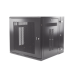 Gabinete PanZone de Montaje en Pared, de 19in, Puerta Ventilada, 12 UR, 635mm de Profundidad, Color Negro