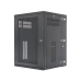Gabinete PanZone de Montaje en Pared, de 19in, Puerta Ventilada, 18 UR, 635mm de Profundidad, Color Negro