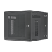 Gabinete PanZone de Montaje en Pared, de 19in, Puerta Perforada, 12 UR, 762mm de Profundidad, Color Negro