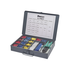 Kit de Terminales Pan-Term™ de Mantenimiento, Nylon, 14-22 AWG, con Herramienta de Ponchado CT-260 y Caja de Acero Kit de Terminales Pan-Term™ de Mantenimiento, Nylon, 14-22 AWG, con Herramienta de Ponchado CT-260 y Caja de Acero