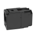 Módulo Acoplador RJ45 a RJ45, Mini-Com, Categoría 6A, Color Negro