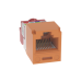 Conector Jack RJ45 Estilo T, Mini-Com, Categoría 5e, de 8 Posiciones y 8 Cables, Color Naranja