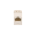 Conector Jack RJ45 Estilo TG, Mini-Com, Categoría 6, de 8 Posiciones y 8 Cables, Color Blanco Ártico