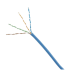 Bobina de Cable UTP 305 Metros (1000 Pies) de Cobre, TX5e, PanNet, Azul, Categoría 5e, 24 AWG, CMP (Plenum), de 4 Pares