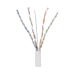Bobina de Cable UTP 305 Metros (1000 Pies) de Cobre, TX5e, PanNet, Blanco, Categoría 5e, 24 AWG, CMP (Plenum), de 4 Pares