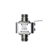 Protector Coaxial con ceja frontal, conectores N hembra