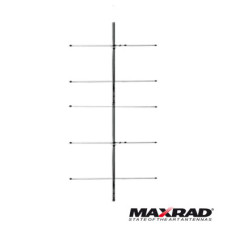 Antena base VHF, direccional, rango de frecuencia 150 - 174 MHz (Yagi 5 elementos)