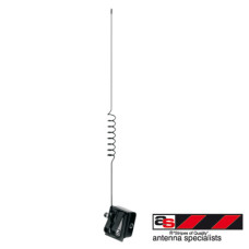 Antena Móvil VHF Para Cristal (on Glass), Rango de Frecuencia 150-174 MHz.