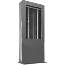 Kiosko modo Vertical para interior color Negro / Soporta Pantallas de 65