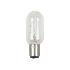 Bombilla transparente de 120 Vca / 30 W de doble contacto