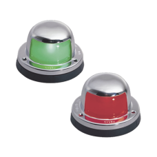 Set de Luces Laterales de Montaje Horizontal en Carcasa de Acero Inoxidable para Todo Tipo de Embarcación Menores de 12 Metros