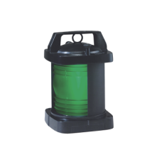 Luz de navegación con lente en color verde con arco de visibilidad: 112-1/2°