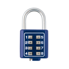 Candado Digital de Combinación M35 / No Requiere Llave / Combinación única integrada por 4 dígitos / Color Azul. Candado Digital de Combinación M35 / No Requiere Llave / Combinación única integrada por 4 dígitos / Color Azul.