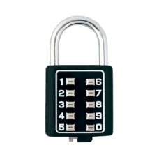 Candado Digital de Combinación M40 / No Requiere Llave / Combinación única integrada por 4 dígitos / Color Negro. Candado Digital de Combinación M40 / No Requiere Llave / Combinación única integrada por 4 dígitos / Color Negro.