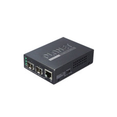 Convertidor de Medios con Doble Puerto SFP 1000BASE-FX/SX/LX y Puerto Ethernet 1000Base-T Convertidor de Medios con Doble Puerto SFP 1000BASE-FX/SX/LX y Puerto Ethernet 1000Base-T