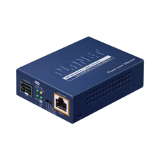 Convertidor de medios PoE++ 100/1000BASE-X SFP a 10/100/1000BASE-T 802.3bt (95 vatios)