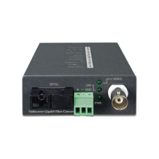 Kit Convertidor de Medios de Video Sobre Fibra Gigabit WDM-SC, Monomodo a 20 km, Tipo de Video AHD/TVI/CVI/CVBS