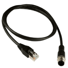 Cable Ethernet M12 Macho a RJ45 de 4 pines con Codificación D (10 metros)