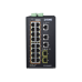 Switch Industrial Administrable 16 puertos 10/100/1000 T 802.3at PoE + 2 Puertos 10/100/1000 T + 2 puertos 100/1000 X SFP