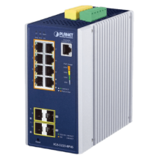 Switch Industrial Administrable Capa2, 8 Puertos Gigabit con PoE+ 802.3at, 2 Puertos SFP de 100/1G y 2 Puertos SFP de 100/1G/2.5G Switch Industrial Administrable Capa2, 8 Puertos Gigabit con PoE+ 802.3at, 2 Puertos SFP de 100/1G y 2 Puertos SFP de 100/1G/2.5G