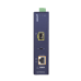 Convertidor de Medios PoE Industrial, Puerto SFP 1000BASE-SX/LX a Puerto RJ45 Gigabit con Salida PoE 802.3at (Hasta 30 W).