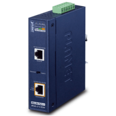 Inyector Industrial, Multi-Gigabit 802.3bt PoE++ / 95W / 2 Puertos RJ45 / 10M/100M/1G/2.5G/5Gbps / IP30 / -40 a 75°C / Montaje en Riel DIN o Pared