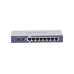 Switch Administrable de Escritorio de 8 Puertos Gigabit/ 2 Puertos SFP / 20 Gbps Switching / PoE In 802.3af/at / Dual Power DC + PoE / VLAN Q-in-Q / IPv6/IPv4/  Administración Remota con CloudNMS