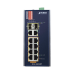 Switch Industrial PoE no administrable de 8 Puertos 10/100TX 802.3at,  Hasta 240 W, Combo TP / SFP Gigabit TP / SFP  (-40 ~ 75 grados C)