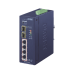 Switch PoE Industrial No Administrable de 4 Puertos PoE 10/100/1000T 802.3at, 2 Puertos SFP 10/1000X