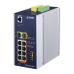 Switch Industrial Administrable Capa 3, 8 Puertos Gigabit PoE 802.3bt+, 2 Puertos 1 G / 2.5 G SFP+