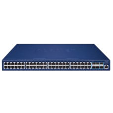 Switch Gestionado Capa 3 / 48 Puertos Gigabit + 6 Puertos 10G SFP+ / Routing IPv4/IPv6 / NMS Integrado / QoS Avanzado / Seguridad Empresarial