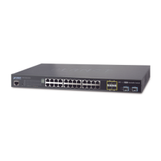 Switch de Acceso Stack Capa 2+ de 24 puertos + 4 compartidos TP/SFP + 2 Puertos 10G SFP+  Stack