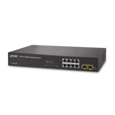 Switch administrable L2+ 8 puertos 10/100/1000T + 2 100/1000X SFP Switch administrable L2+ 8 puertos 10/100/1000T + 2 100/1000X SFP
