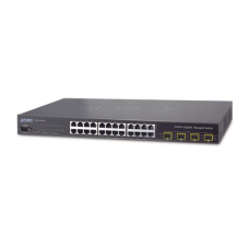 Switch Administrable L2+ de 24 puertos 10/100/1000T con 4 puertos combo TP/SFP Gigabit Switch Administrable L2+ de 24 puertos 10/100/1000T con 4 puertos combo TP/SFP Gigabit