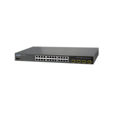 Switch Administrable L2+ 24 puertos 10/100/1000 Mbps, 4 Puertos Combo SFP Switch Administrable L2+ 24 puertos 10/100/1000 Mbps, 4 Puertos Combo SFP