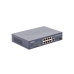 Switch no Administrable 8 puertos 10/100 PoE 802.3af/at 135W, 1 puerto Uplink 10/100/1000 y 1 SFP 100/1000 para escritorio