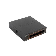 Switch PoE+ 802.3af/at Distancia 250 m, 4 Puertos, 1 Puerto 10/100 de Uplink Switch PoE+ 802.3af/at Distancia 250 m, 4 Puertos, 1 Puerto 10/100 de Uplink