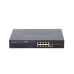 Switch Administrable Capa 2, 8 Puertos PoE 802.3af/at Gigabit, 140 W Max, 2 Puertos SFP, Modo Extendido Hasta 250 m, Soporta Administración en Nube CloudNMS ( HW Rev. 3.0 en Adelante). 