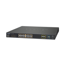 Switch Adminsitrable L2+, 16 puertos Ultra PoE 802.3bt, 4 puertos SFP, 2 puertos SFP+ Switch Adminsitrable L2+, 16 puertos Ultra PoE 802.3bt, 4 puertos SFP, 2 puertos SFP+