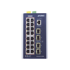 Switch Industrial Capa 3, 16 Puertos 10/100/1000T 802.3 AT POE +, 4 Puertos 1G / 2.5G SFP