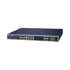 Switch Administrable 16 puertos 10/100/1000 802.3at PoE 230W y 4 puertos GigabitTP/SFP Combo Switch Administrable 16 puertos 10/100/1000 802.3at PoE 230W y 4 puertos GigabitTP/SFP Combo